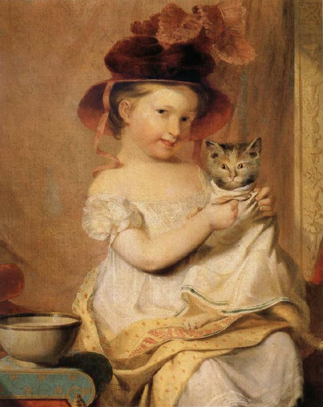 Samuel Finley Breese Morse Little Miss Hone France oil painting art